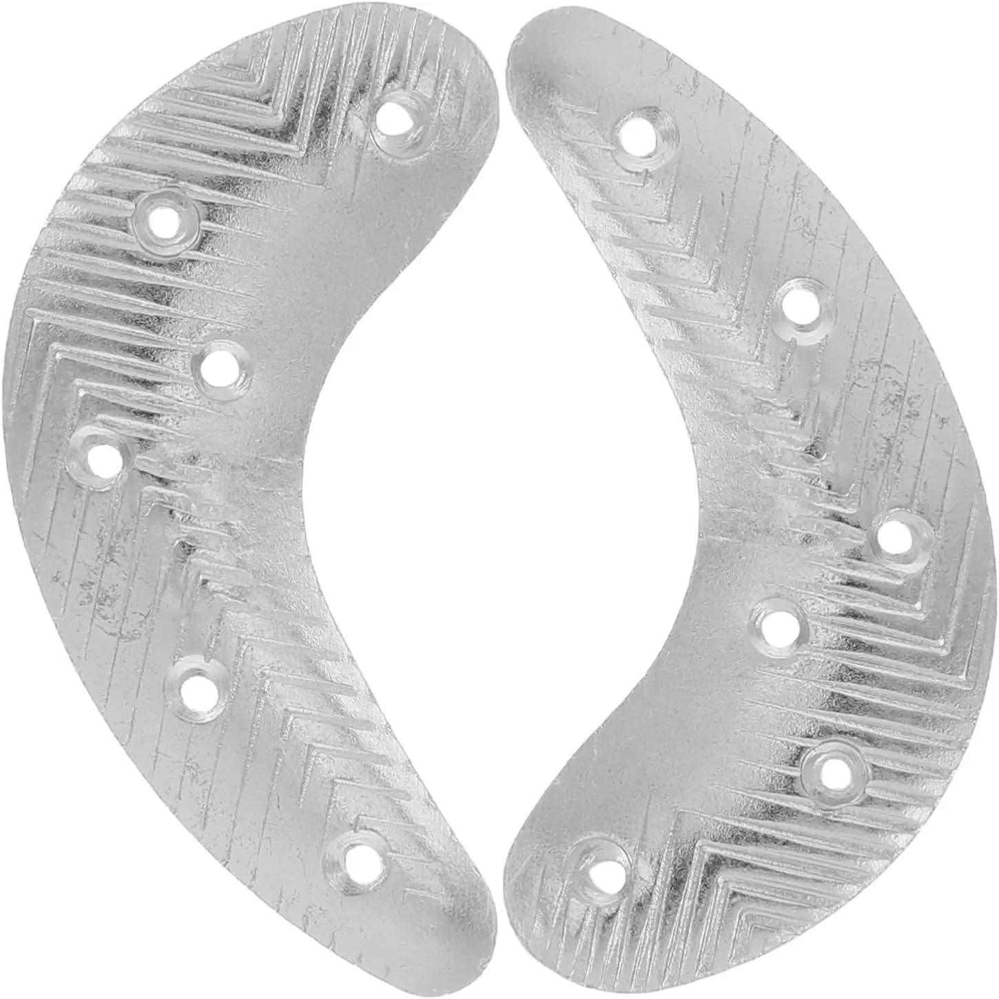Shoe Repair Shoe Sole Half Moon Heel Anti-Friction Patch Metal Heel Repair Plates Easy Install for Men's Tap Shoes