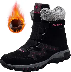 Wide Width Snow Boots for Women Zipper Boots For Women Snow Boots aterproof Women Snow Boots