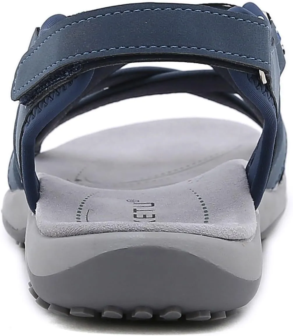 Women Hiking Walking Sport Sandal Open Toe Summer Casual Fashion Lightweight Comfortable Arch Support Athletic Camping Footwear Beach Outdoor Vacation Non Slip Sandals
