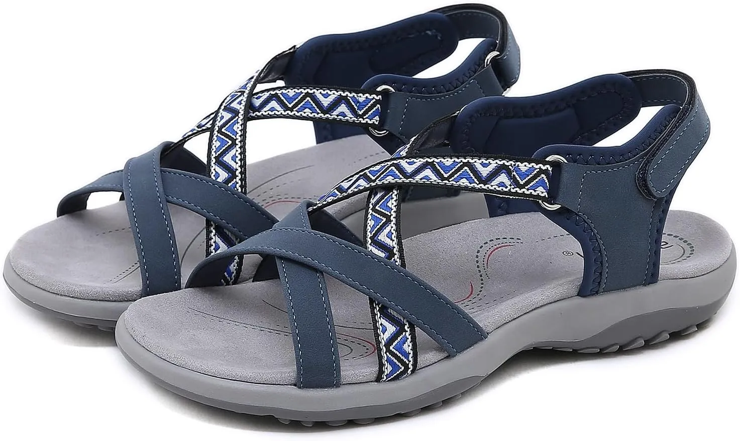 Women Hiking Walking Sport Sandal Open Toe Summer Casual Fashion Lightweight Comfortable Arch Support Athletic Camping Footwear Beach Outdoor Vacation Non Slip Sandals