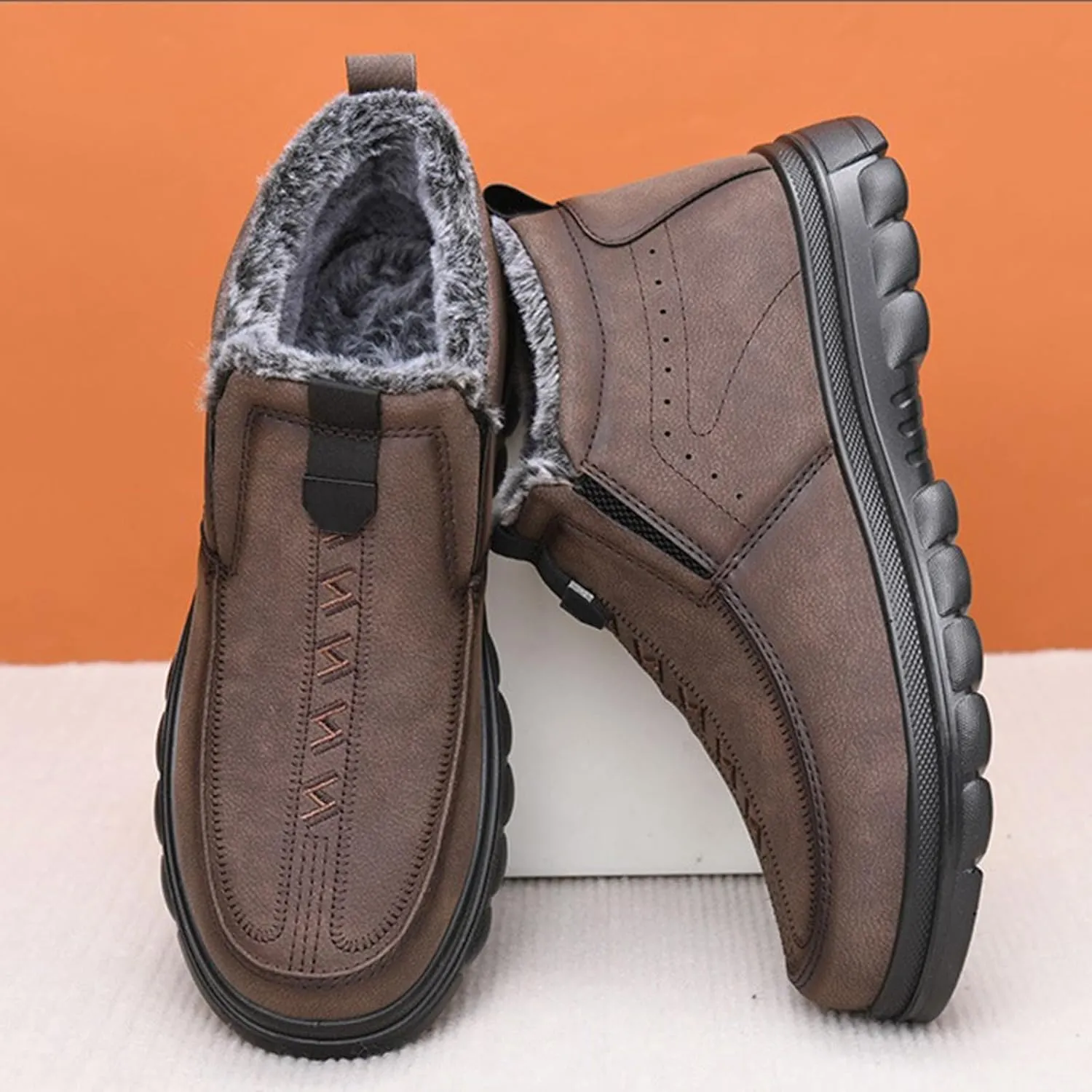 Women Snow Shoes Non-Slip Winter Walking Shoes For Men Plush Lined Hiking Boots Women aterproof Casual Shoes