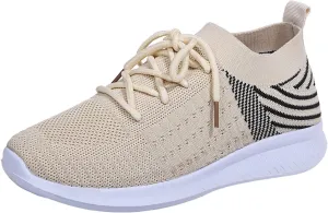 Women's Fashion Sneakers Non Slip Lightweight Casual Breathable Tennis Shoes Work Shopping Travel Mesh Walking Shoes