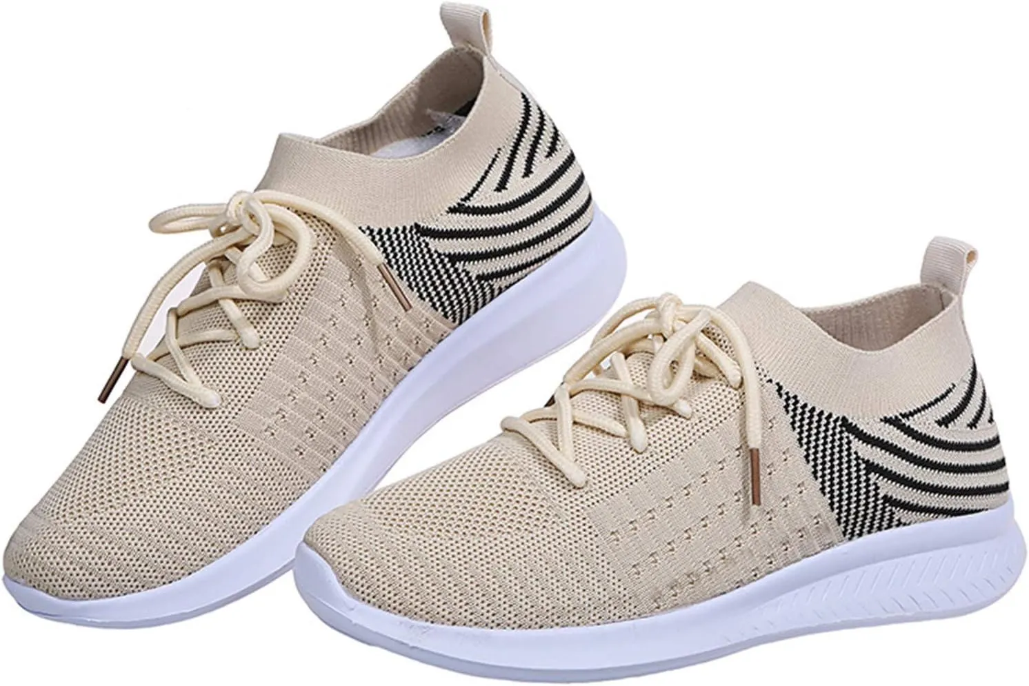 Women's Fashion Sneakers Non Slip Lightweight Casual Breathable Tennis Shoes Work Shopping Travel Mesh Walking Shoes