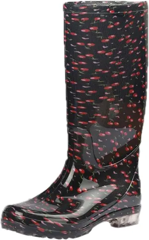 Womens Rain Boots Tall Waterproof Mens Grounded Footwear Black Bootie Boot Slip On Barefoot Shoes Packable Tall Rain Boots for Women Waterproof Mens Dress Boots