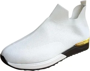 Womens Slip On Walking Shoes Non Slip Running Shoes Breathable Workout Shoes Lightweight Sneakers Comfortable Shoes