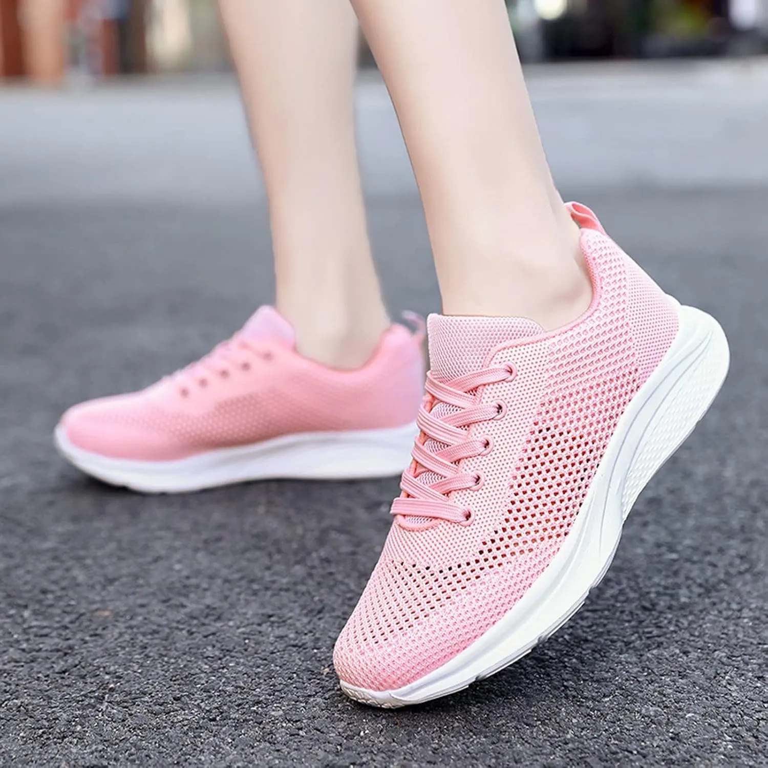 Women's Walking Shoes Lightweight Tennis Fashion Sneakers Lace Up Mens Casual Shoes Sport Men's Shoes Casual Wedge Sneakers Waterproof Tennis Shoe Trainers Shoe