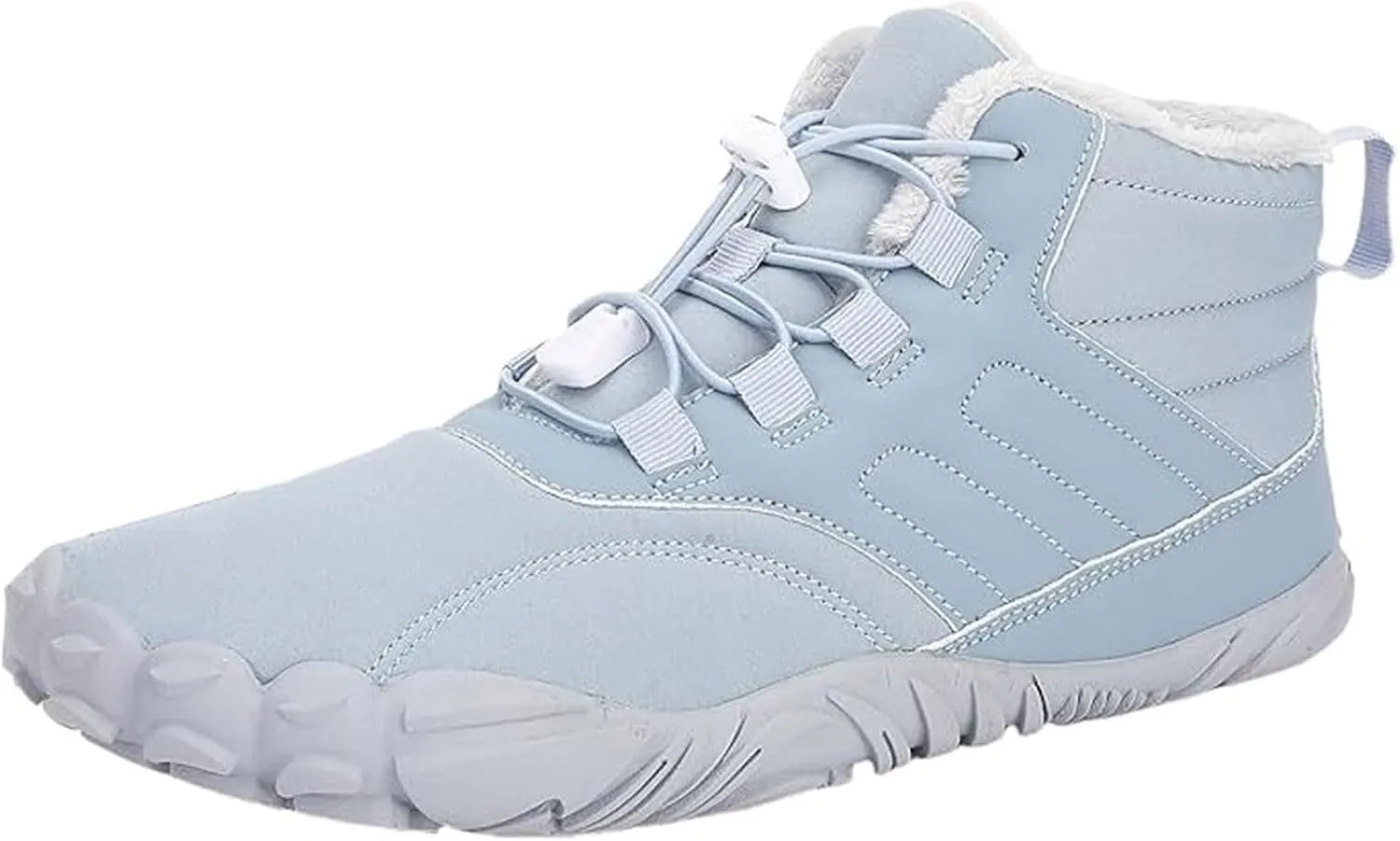 Work Boots for Men Soft Toe Hiking Sneakers Fur Lined Ankle Boot Women Workout Shoes Insulated Waterproof Outdoor Shoes Lightweight Anti Slip Hike Grounded Footwear
