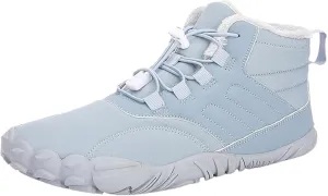 Work Boots for Men Soft Toe Hiking Sneakers Fur Lined Ankle Boot Women Workout Shoes Insulated Waterproof Outdoor Shoes Lightweight Anti Slip Hike Grounded Footwear