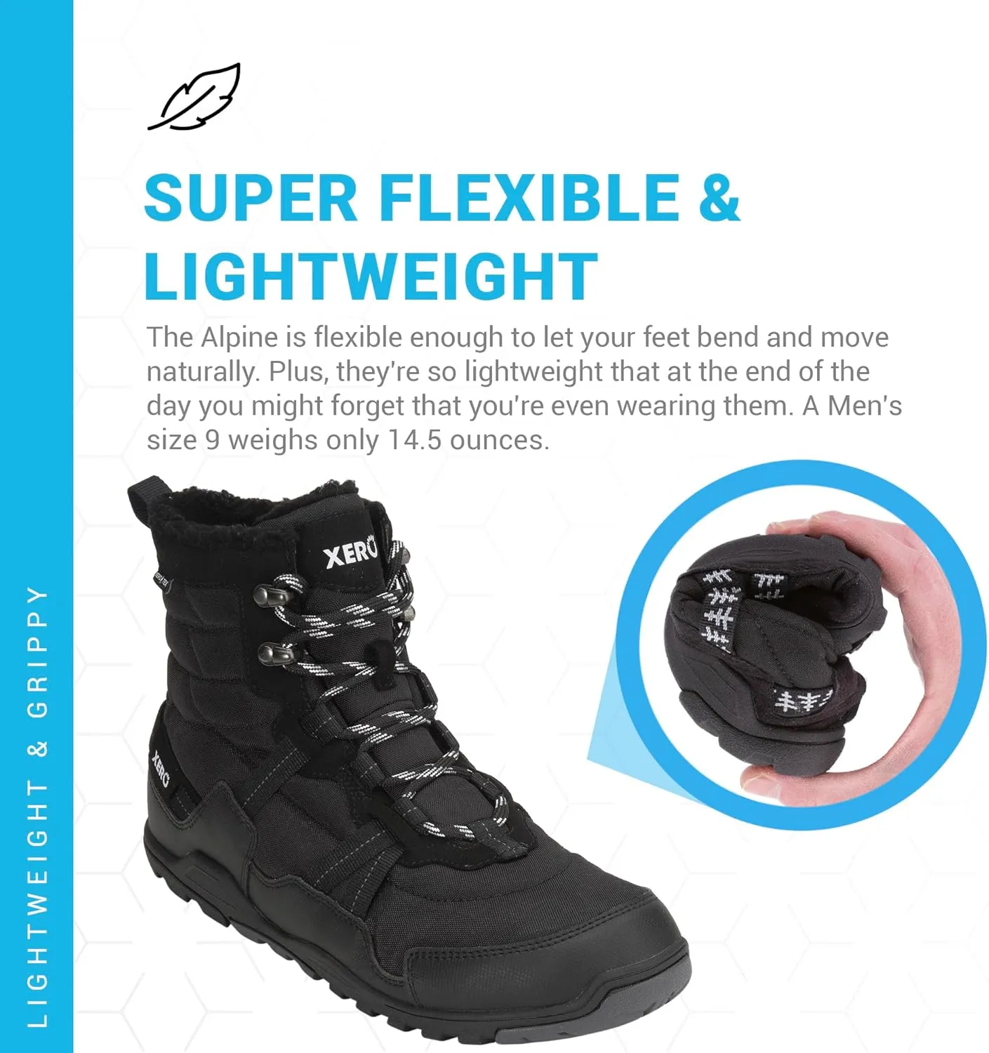 Xero Shoes Men's Alpine Barefoot Snow Boots