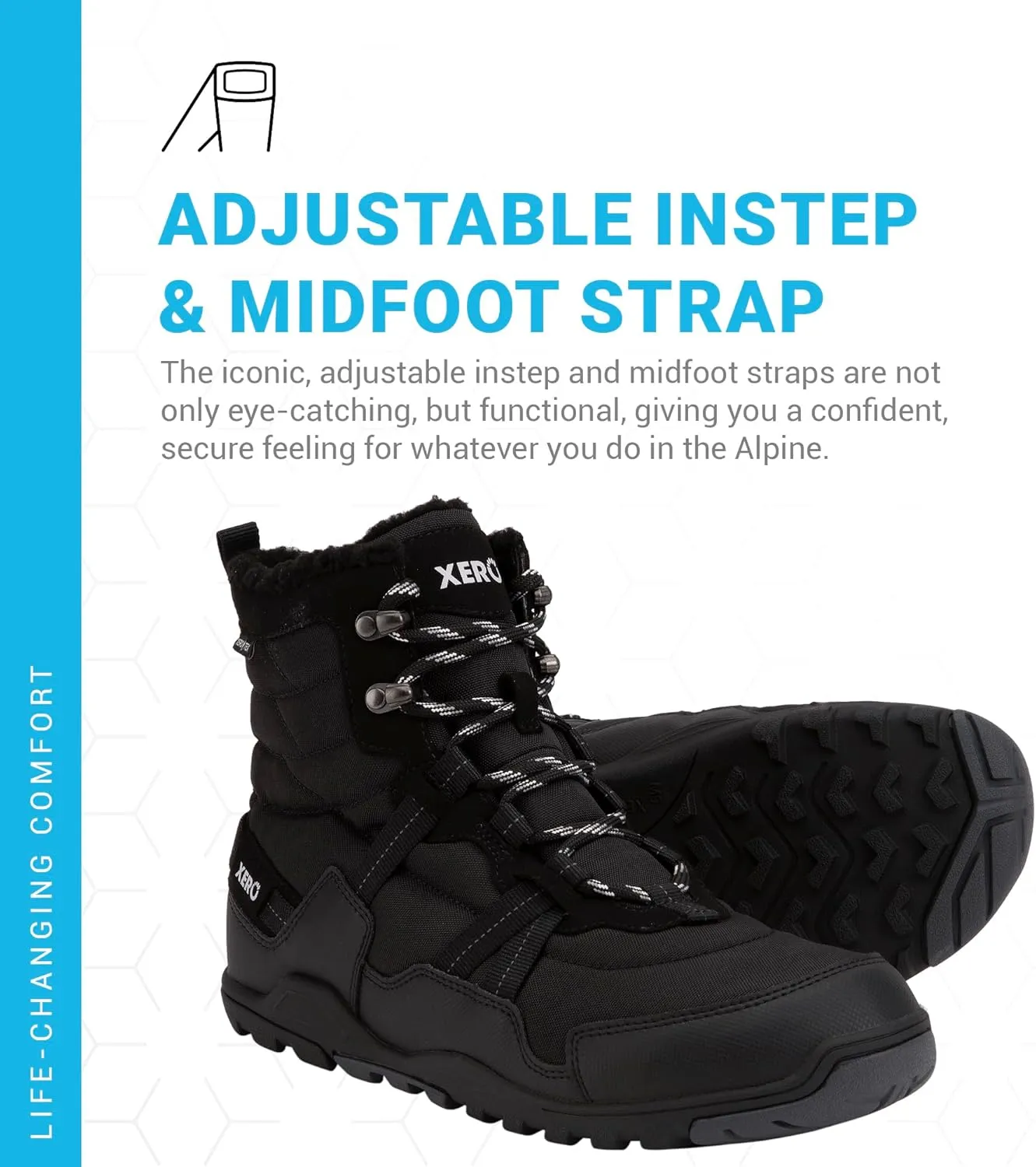 Xero Shoes Men's Alpine Barefoot Snow Boots