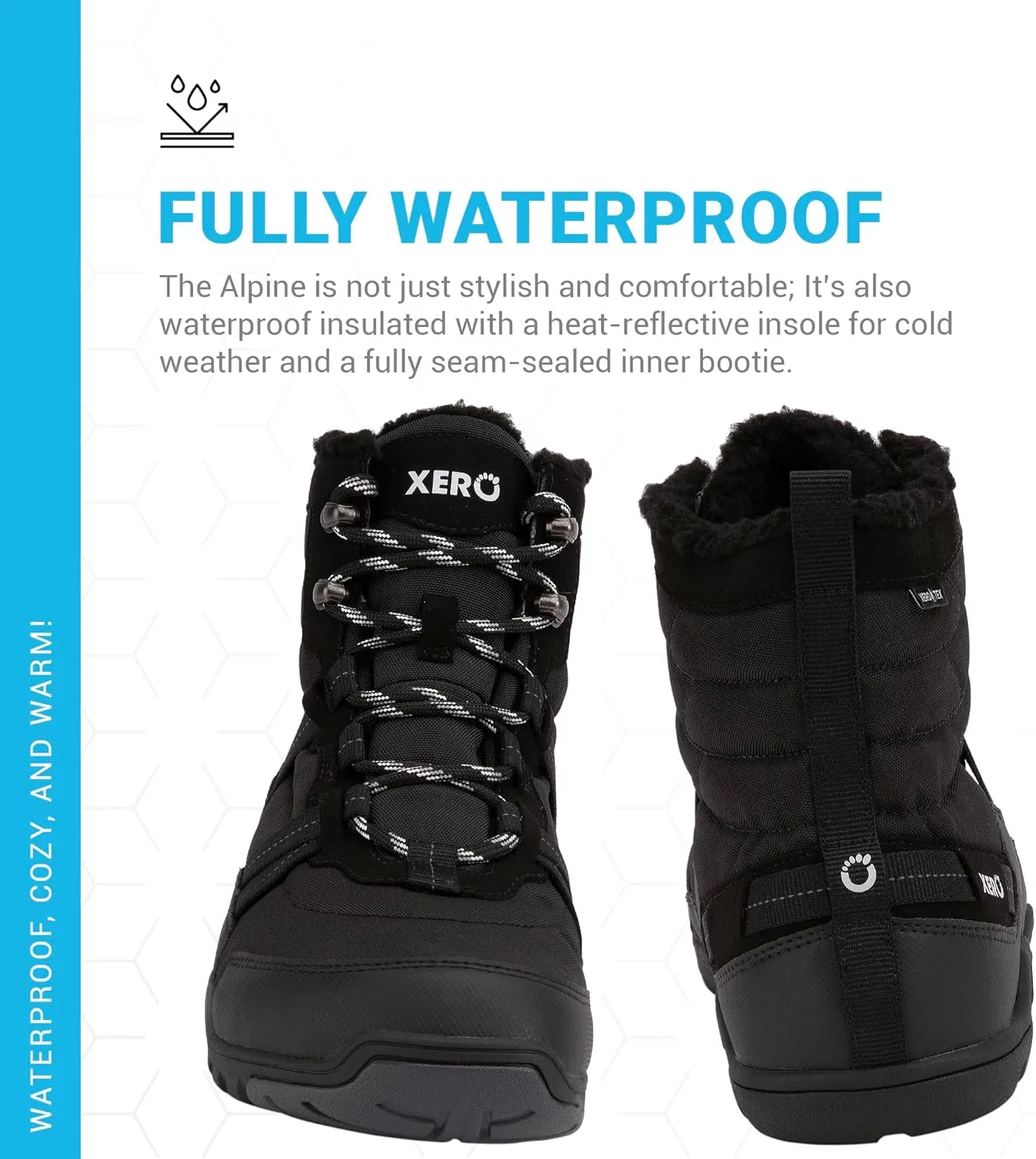 Xero Shoes Men's Alpine Barefoot Snow Boots